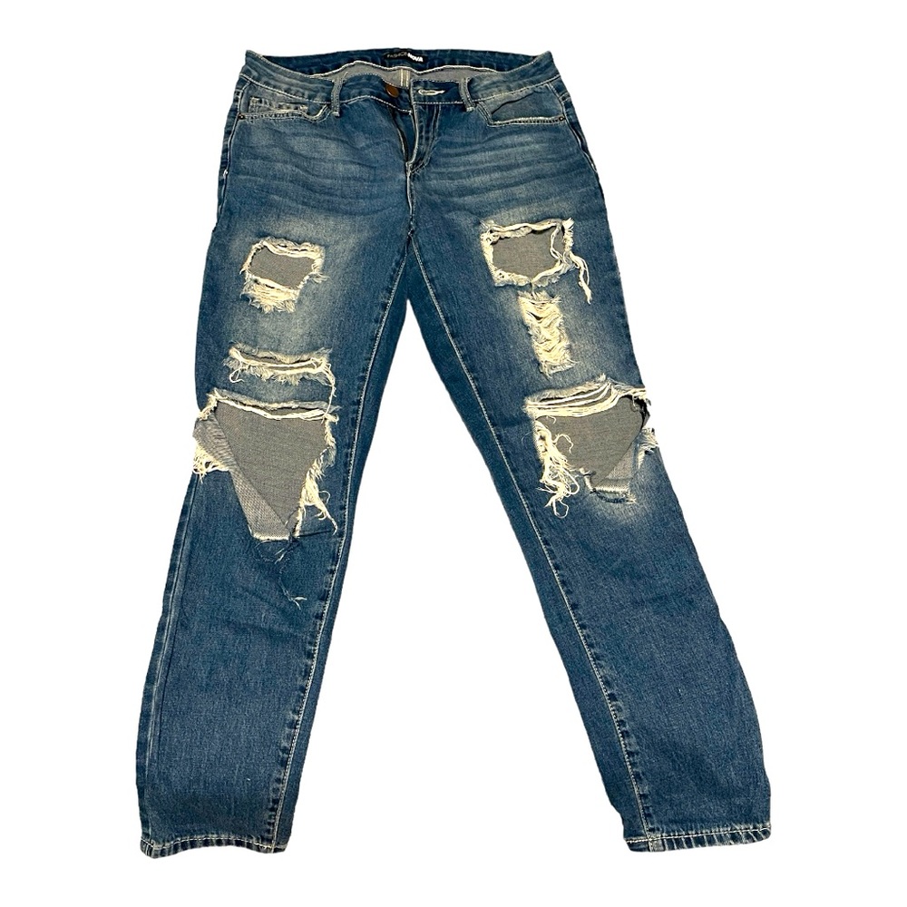 Womens ripped jeans